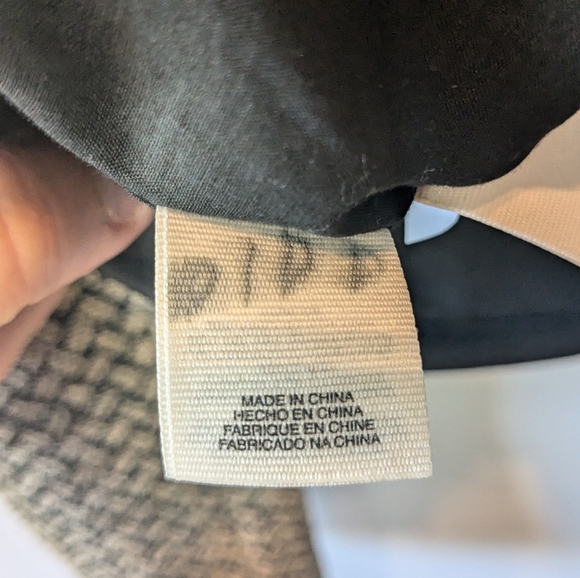 RACHEL ROY Women Blazer Size 4 Beige And Black Side Zipper Geometric Pattern - Picture 9 of 13